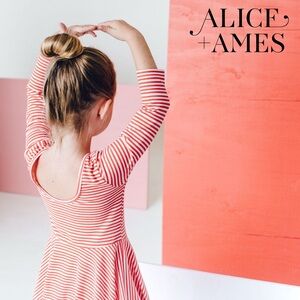 Alice + Ames The Leo Parisian Stripe Dress